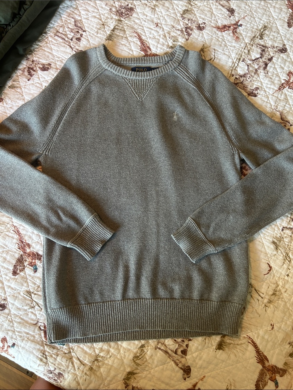 Polo by Ralph Lauren Slate Gray Crewneck Sweater